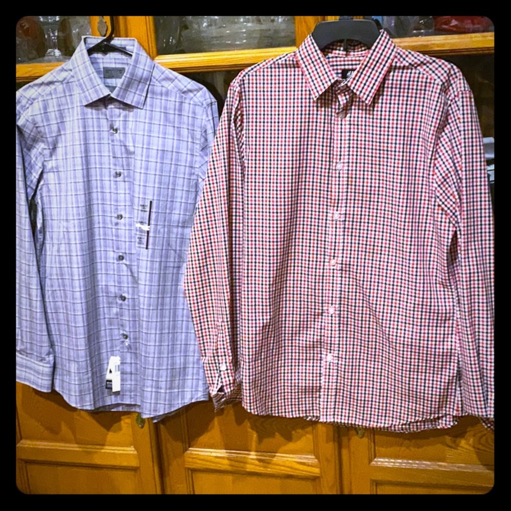 Perry Ellis dress shoes men sz 8+2 men dress shirt